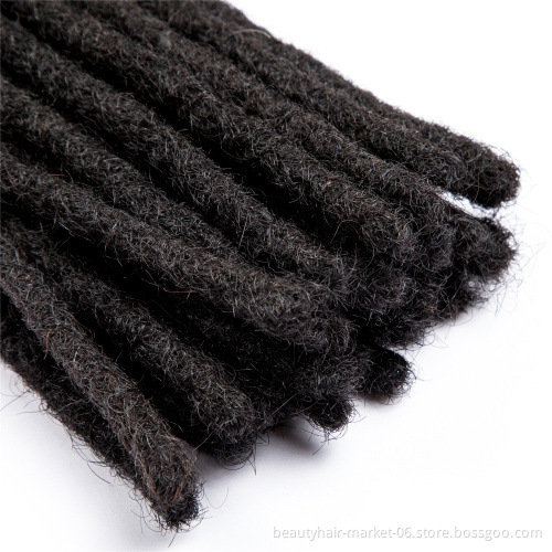 BLT Locks hot sale men dreads tight afro kinky human hair dread locs handmade dreadlock extensions human hair
